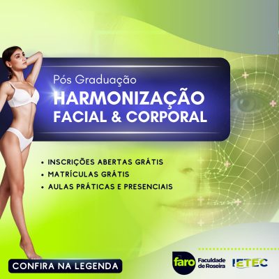 Pós-Graduação em Harmonização Facial e Corporal – Desconto de 25% para Associados ANESCO