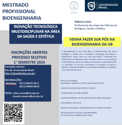 MESTRADO EM BIOENGENHARIA PARA ESTETICISTAS – Descontos especiais para associados ANESCO